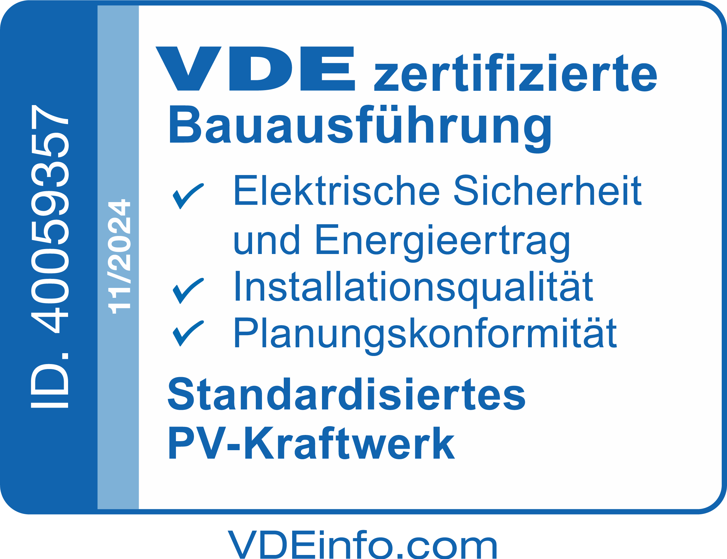 VDE-Zertifizierung